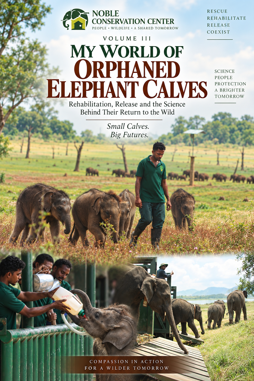 My World of Orphaned Elephant Calves book cover
